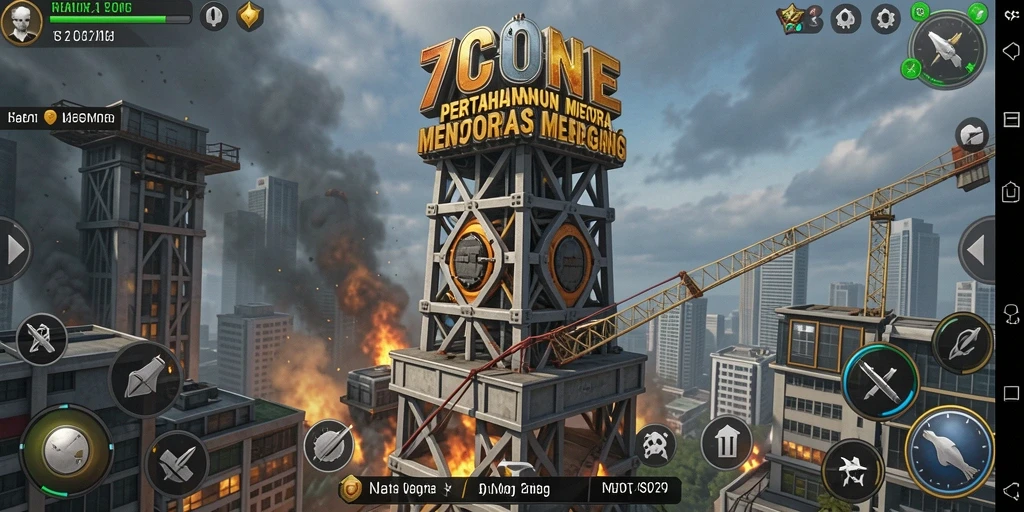 Tampilan gameplay 7CONE yang seru dan menegangkan dalam Tower Defense.