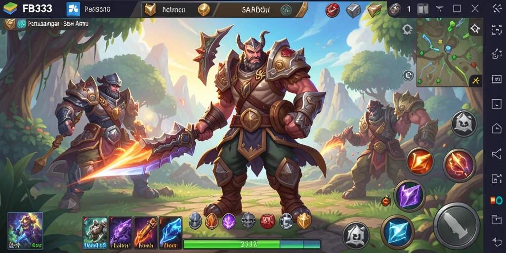 Tampilan gameplay ARPG yang mendebarkan di FB333.