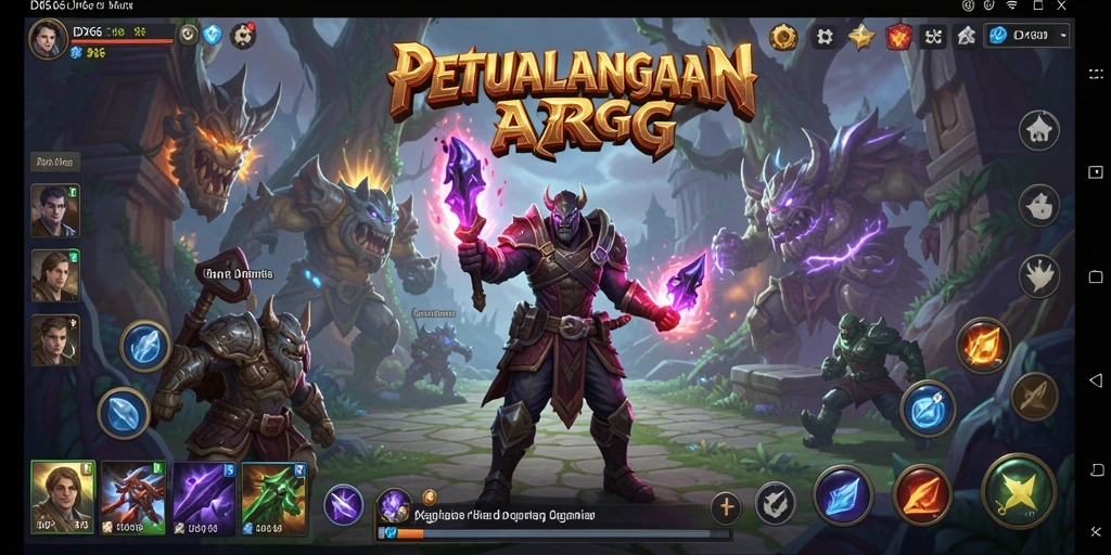 Tampilan gameplay menarik IDX66 dengan aksi pertarungan ARPG yang seru.