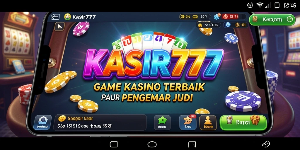 Tampilan permainan KASIR777 dengan desain grafis yang menarik dan interaktif.