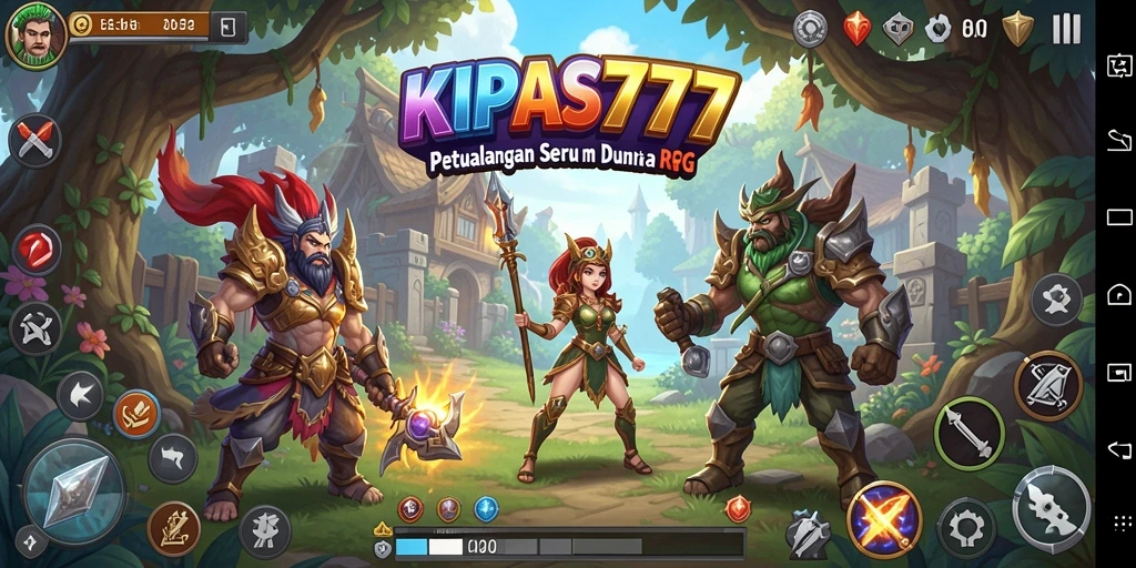 Tangkapan layar KIPAS777 menampilkan pertempuran epik dan karakter menawan.