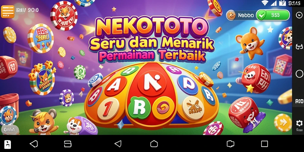 Tampilan menarik gameplay Bingo di NEKOTOTO dengan grafis yang cerah.
