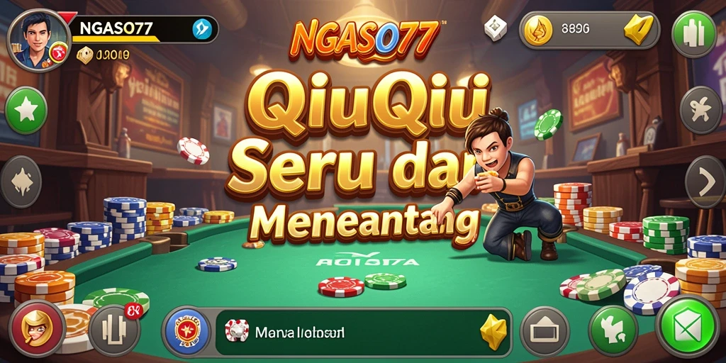 Screenshot gameplay QiuQiu yang mendebarkan di NGASO77.