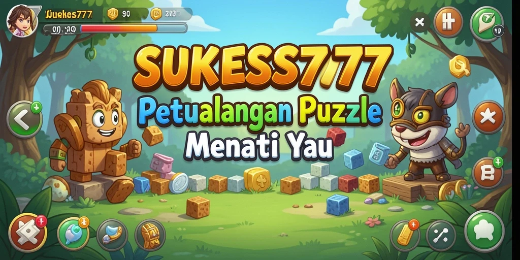Tampilan menarik dari gameplay Puzzle SUKSES777.