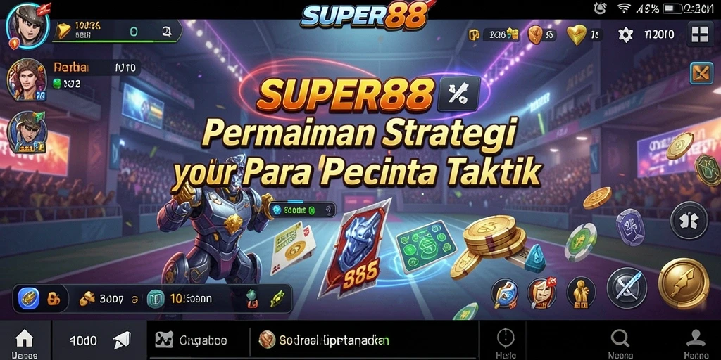 Tampilan gameplay SUPER88 yang menegangkan dengan taktik mendalam.