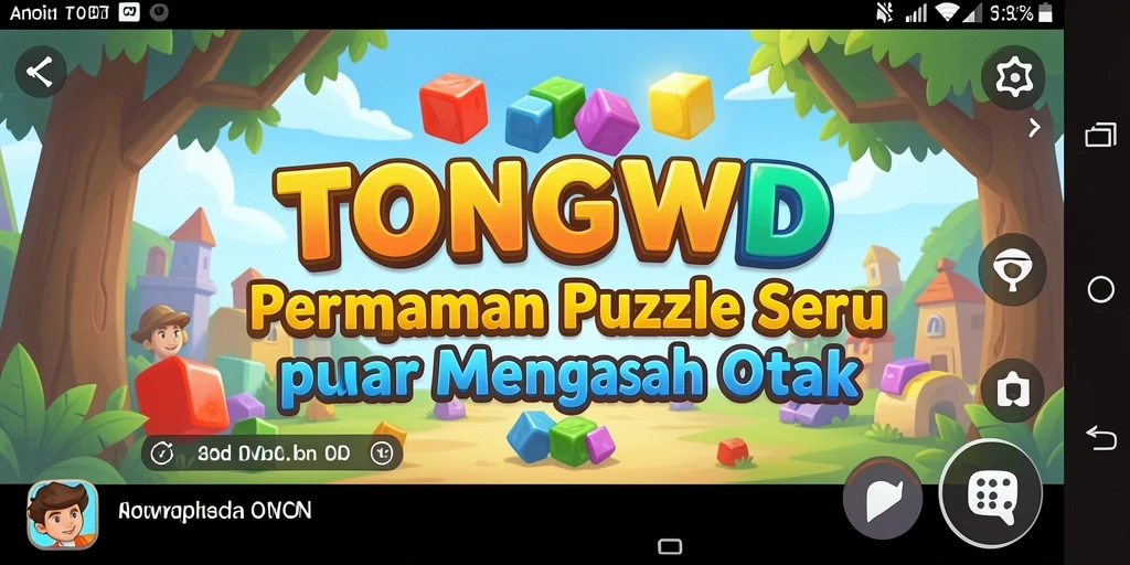 Screenshot utama TONGWD menampilkan gameplay Puzzle yang menarik.