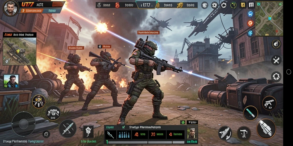 Tampilan gameplay UT77 yang menarik dan strategis.